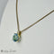 Pendentif Pendentif - 18 carats or jaune avec topaze et diamants 58 Facettes 2364