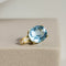 Pendentif Pendentif - 18 carats or jaune avec topaze et diamants 58 Facettes 2364