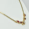 Collier Collier vintage en or jaune 18 carats avec rubis et diamants 58 Facettes 2065