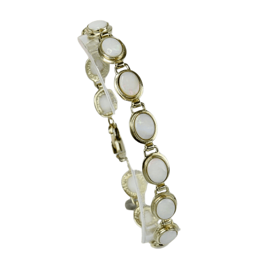 Bracelet Vintage - Bracelet en or jaune opales 58 Facettes 2556