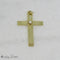 Pendentif Pendentif croix en or jaune 14 carats avec diamant 58 Facettes 1966