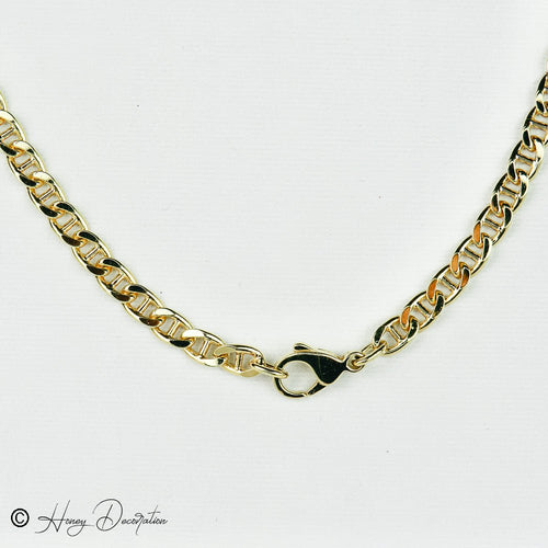 Collier Collier en or jaune 14 carats avec corail et 21 diamants 58 Facettes 1851