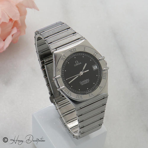 Montre Omega Constellation - Montre chronomètre automatique en acier inoxydable 58 Facettes 2054