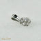Pendentif Pendentif en or blanc 14 carats avec diamants taille brillant 58 Facettes 2313