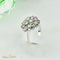 Bague 53 Bague en or blanc 585 avec 20 diamants taille brillant 58 Facettes 1619