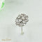 Bague 53 Bague en or blanc 585 avec 20 diamants taille brillant 58 Facettes 1619