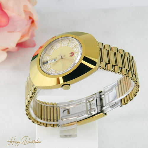Montre Rado DiaStar - Montre vintage en acier et or 58 Facettes 1775