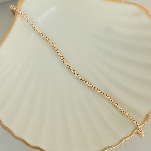 Bracelet Bracelet vintage Doppelkugel en or 14 K 58 Facettes 3151