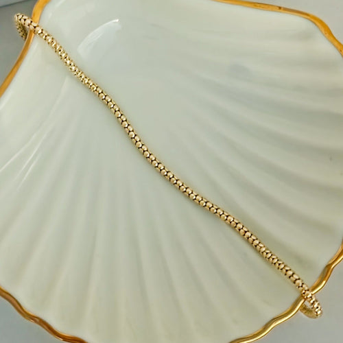 Bracelet Bracelet vintage double boule en or 14 K 58 Facettes 3151