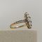 Bague 54 Bague navette édouardienne en or jaune 585 avec diamants 58 Facettes 2919