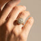 Bague 55 Art Déco - Bague diamants taille ancienne en or jaune 14 carats 58 Facettes 2641