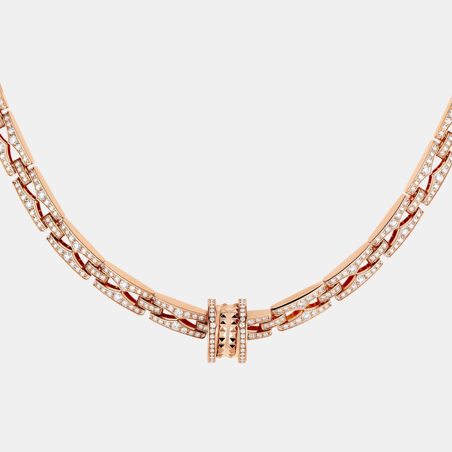 Collier B.Zero1 Or rose Diamant 7.19ct