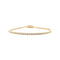 Bracelet Bracelet ligne, or jaune et diamants. 58 Facettes 34847
