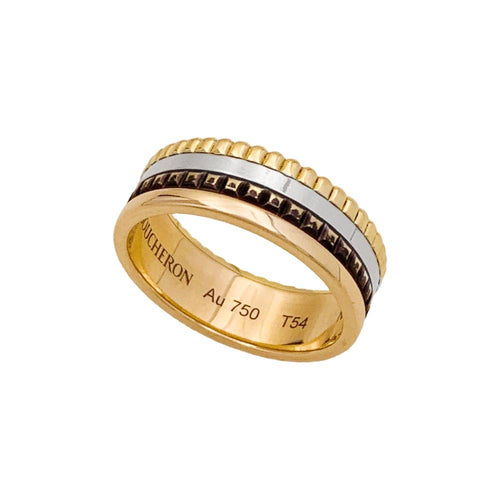Bague 54 Boucheron Quatre - Bague en or rose, blanc et jaune 58 Facettes 33386