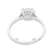 Bague 54 Bague solitaire en platine 950 et or 750 sertie d’un diamant 58 Facettes 32709