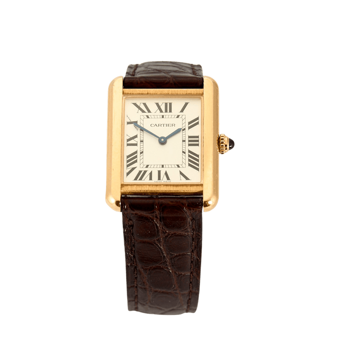 Montre CARTIER - Tank Solo - Montre or rose 58 Facettes DV10358-2