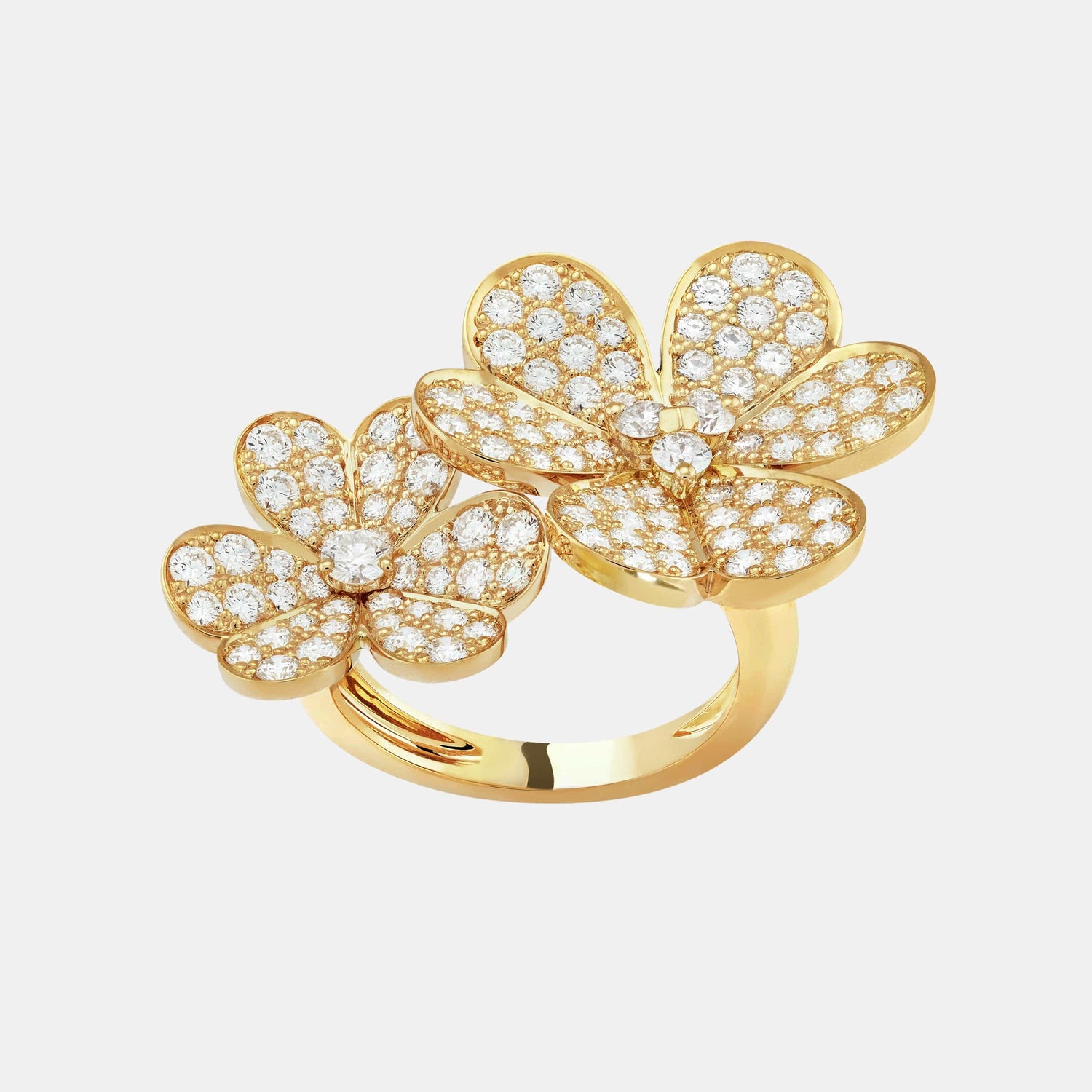 Bague Frivole Or jaune Diamant 2.1ct