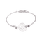 Bracelet O.J. Perrin Légendes - Bracelet motif cœur en or blanc 58 Facettes 34224