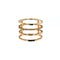 Bague 55 Bague minimaliste en or rose 14k et diamants 58 Facettes AR1694