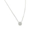 Collier Collier solitaire diamant taille brillant en or blanc 750 58 Facettes 31713