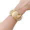 Bracelet Bracelet ruban vintage en or rose 750 et diamants 58 Facettes 34793