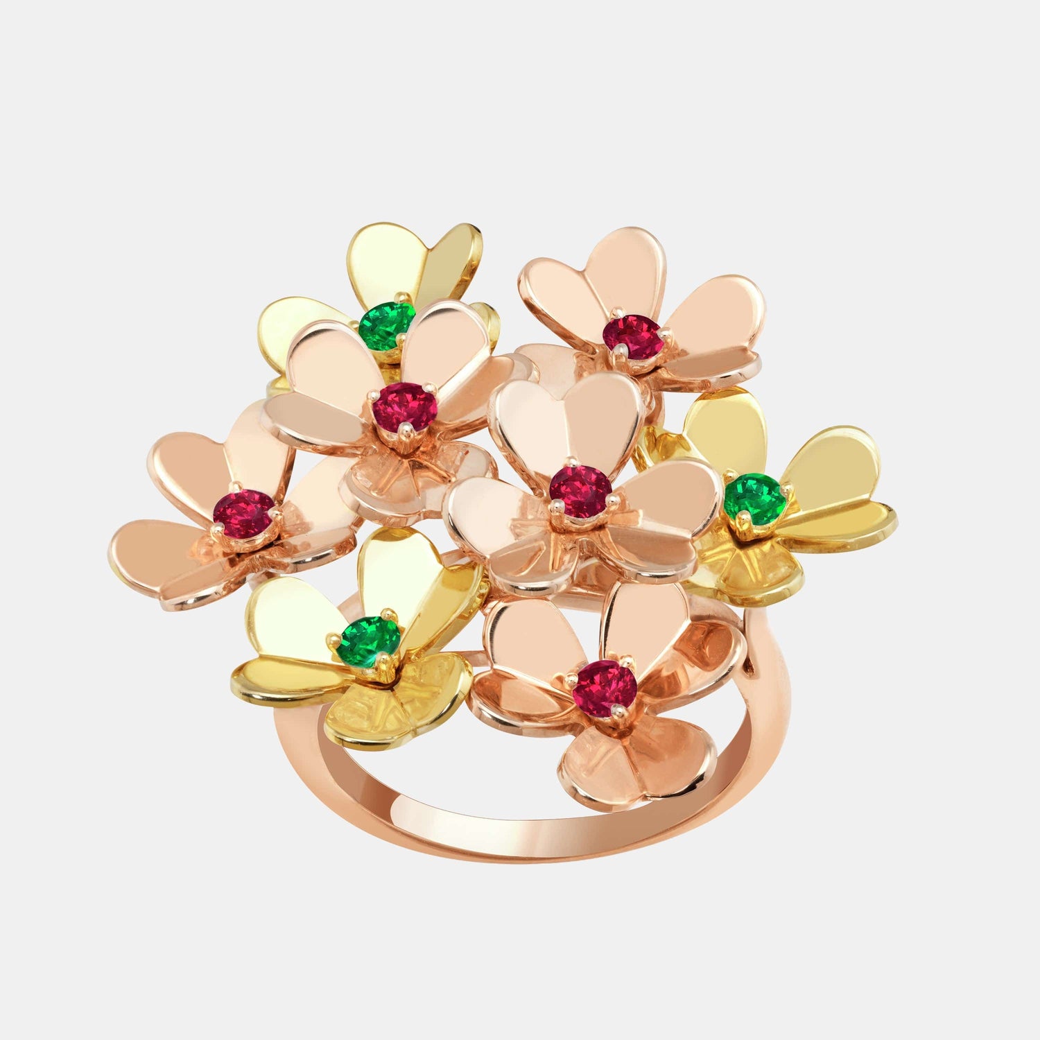 Bague Frivole Or rose Mixte 