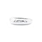 Bague 52 Chaumet Anneau - Bague jonc bombée en or blanc 750 58 Facettes 35249
