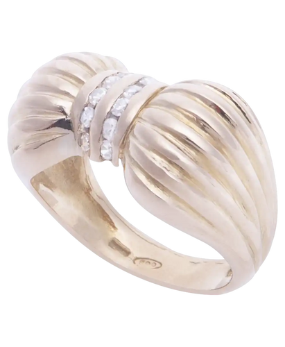 Bague 50 Nœud Papillon - Bague en or jaune 18K et diamants 58 Facettes BO200191/NŒUDPAPILLON