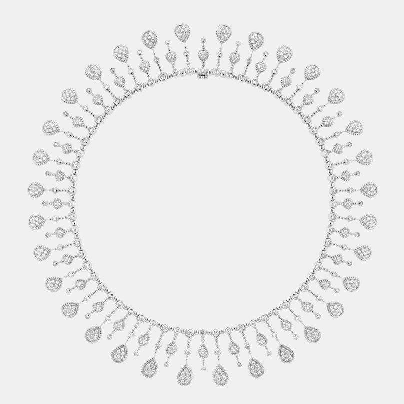 Collier Serpent Bohème Solarité, Multi-motifs, Or blanc, Diamant 11.7ct