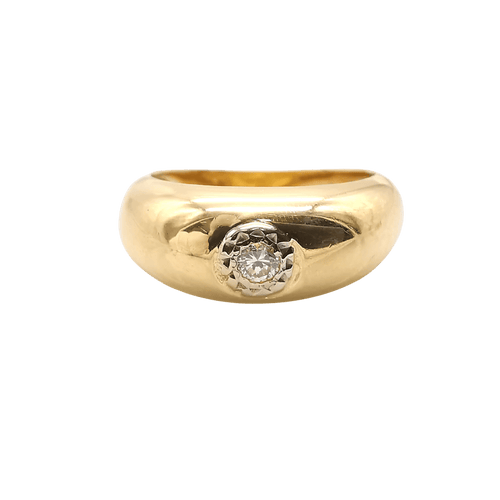 Bague 47 Bague en or jaune et diamant 58 Facettes