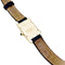 Montre Cartier Tank Américaine - Montre petit modèle en or jaune sur cuir 58 Facettes 35072