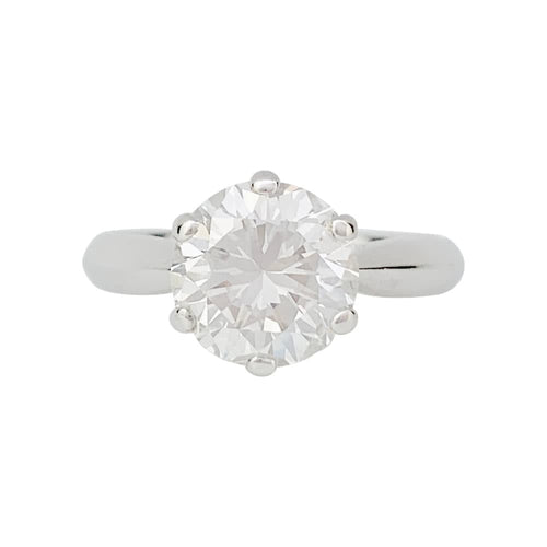 Bague 54 Bague diamant 2,52 ct en or blanc 750 58 Facettes 31503
