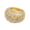 Bague 52 Dior Poulette - Bague bombée en or jaune sertie de diamants 58 Facettes 32983