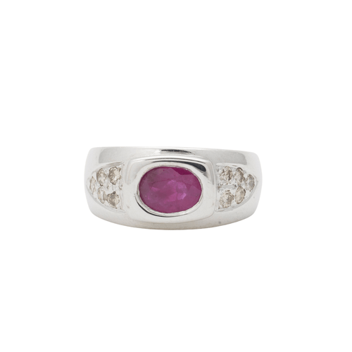 Bague 49 Bague rubis diamants 58 Facettes