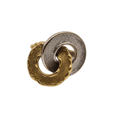 Bague 45.5 Mauboussin - Bague Vintage or jaune et blanc 18 carats 58 Facettes