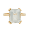 Bague 54 Bague Or Jaune - Aigue-Marine 58 Facettes RÉF 9010/14