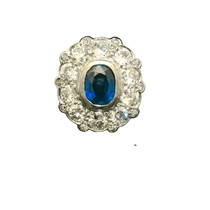 Bague Bague saphir vers 1940 58 Facettes