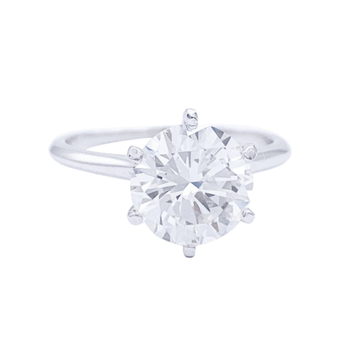 Bague 52 Bague solitaire en or blanc et platine sertie d’un diamant 58 Facettes 32492