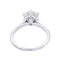 Bague 52 Bague solitaire en or blanc et platine sertie d’un diamant 58 Facettes 32492