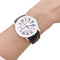 Montre Cartier Ronde Solo - Montre en acier sur bracelet cuir 58 Facettes 34831