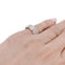 Bague 48 Cartier Tank Française - Bague en or blanc sertie de diamants 58 Facettes 33676