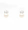 Boucles d'oreilles Boucles d’oreilles en or blanc 18 ct avec perles et diamants 58 Facettes 13967