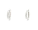 Boucles d'oreilles Boucles d’oreilles créoles en or blanc 18 ct avec diamants 0,24 ct 58 Facettes 14008
