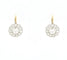 Boucles d'oreilles Boucles d’oreilles - Or blanc 18 ct et diamants taille brillant 58 Facettes 13043