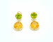 Boucles d'oreilles Mangiarotti - Boucles d’oreilles en or jaune 18 ct, quartz et diamants 58 Facettes 8145