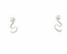 Boucles d'oreilles Boucles d’oreilles en or blanc 18 kt avec diamants 0,16 ct 58 Facettes 6860