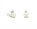 Boucles d'oreilles Boucles d’oreilles en or blanc avec perles d’Australie et diamants 58 Facettes 4623