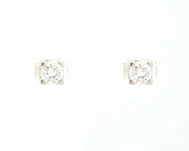 Boucles d'oreilles Boucles d’oreilles point lumière en or blanc 18 kt et diamants 0,98 ct 58 Facettes 9453