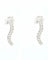 Boucles d'oreilles Boucles d’oreilles tennis ondulées en or blanc 18 kt et diamants 58 Facettes 9619