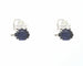 Boucles d'oreilles Boucles d’oreilles en or blanc 18 ct avec saphirs et diamants 58 Facettes 9615